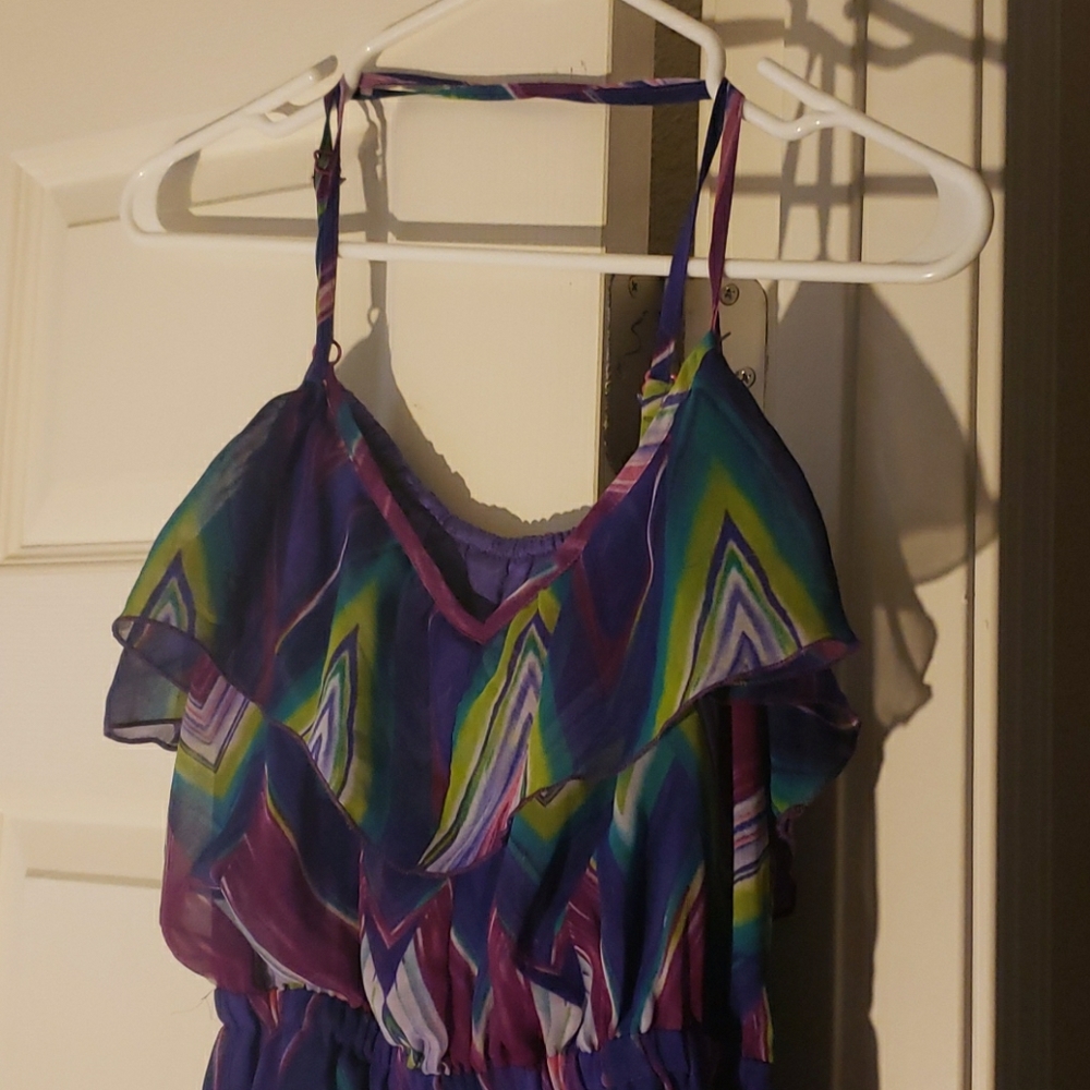 Short multi colored dress